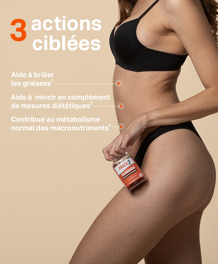 Les actions Gummies Brûleur de Graisses