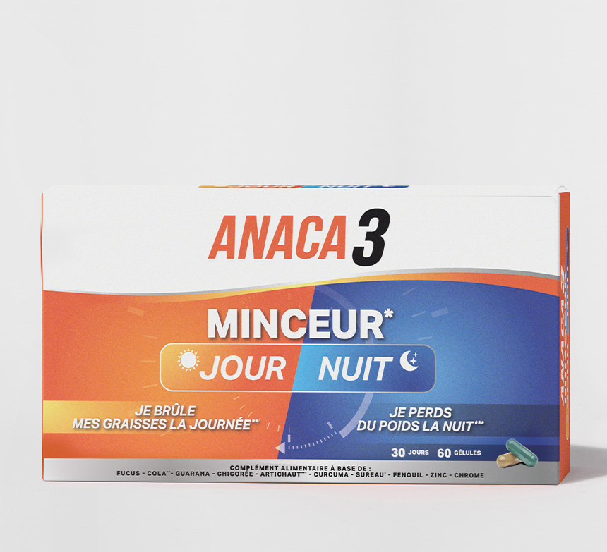 Anaca3 + Minceur 12 en1 - 120 Gélules : Programme minceur 30 jours