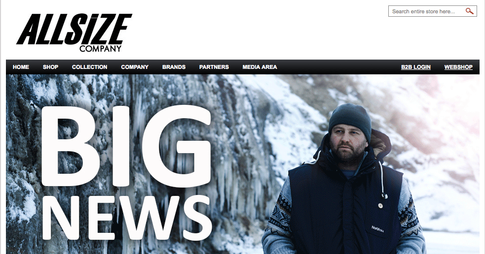 Allsize ouvre sa boutique en ligne