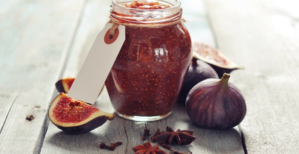 La confiture dans le cadre d'un régime