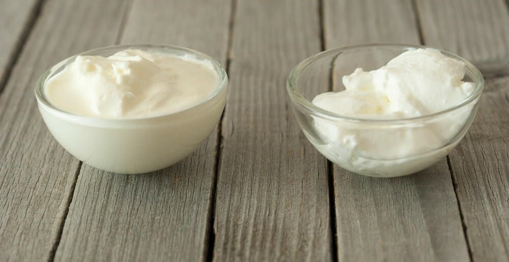 La crème légère pendant un régime