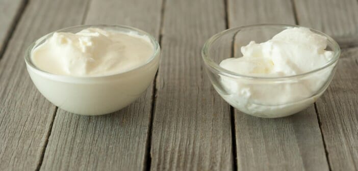 La crème légère pendant un régime