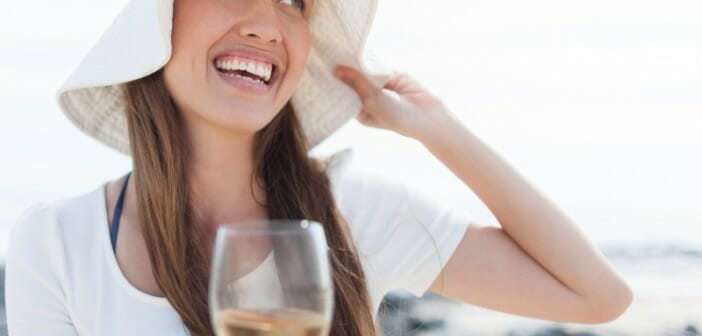 Le vin blanc est mauvais pour la ligne