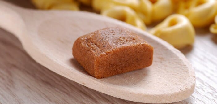 Les cubes de bouillon de boeuf pour mincir