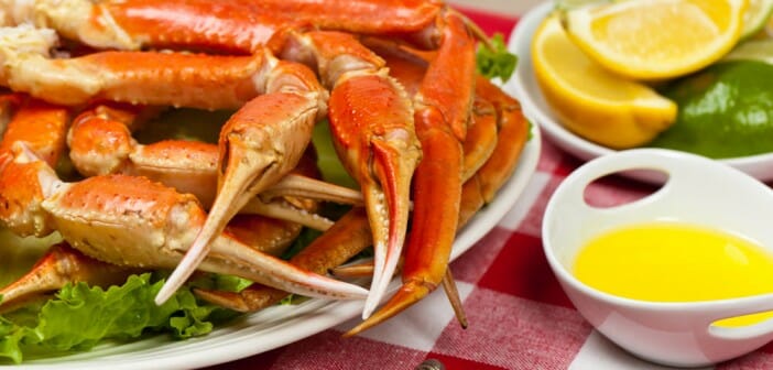 Manger du crabe pendant un régime