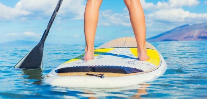 Le Stand Up Paddle pour avoir la ligne