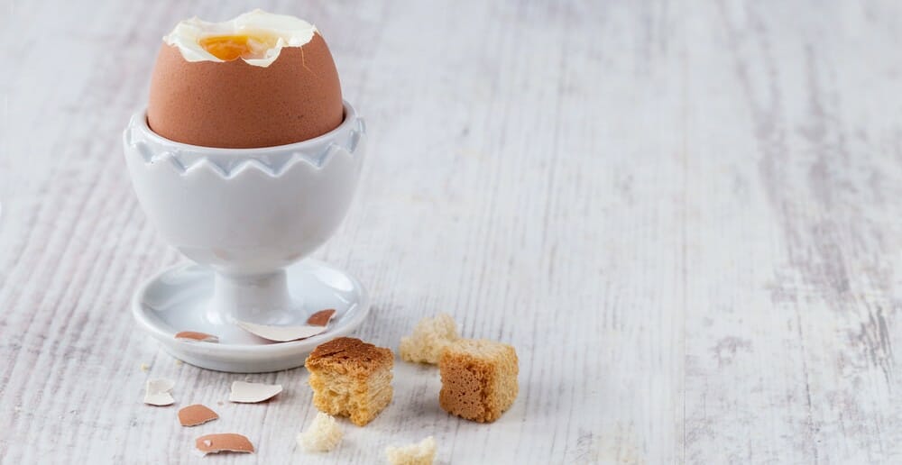 Les oeufs à la coque pendant un régime
