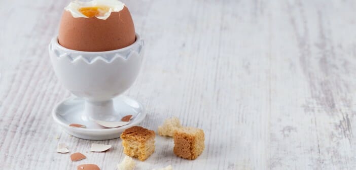 Les oeufs à la coque pendant un régime