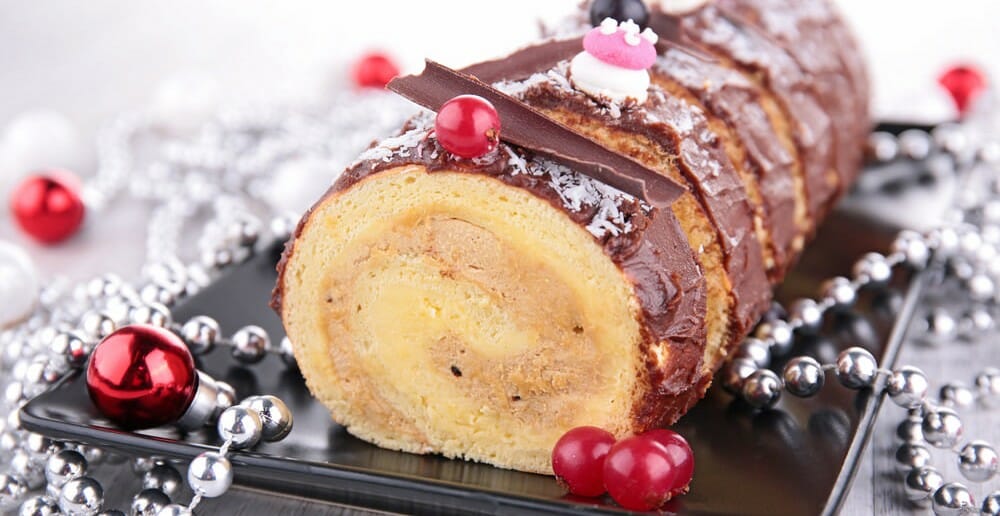 La buche de Noël : deux recettes light