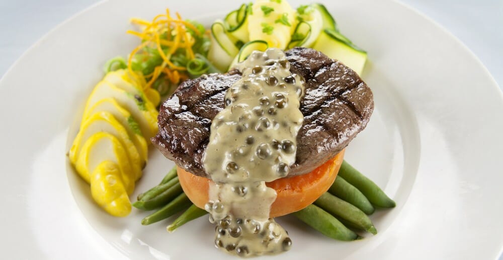 La sauce au poivre pendant un régime