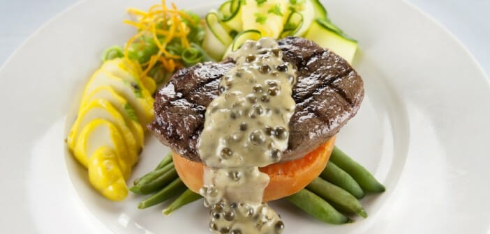 La sauce au poivre pendant un régime