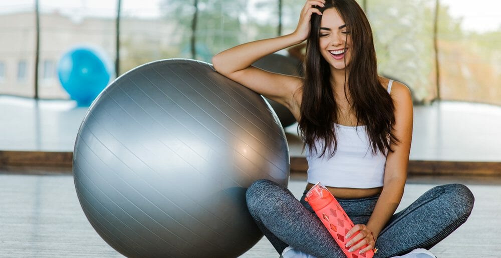 Comment maigrir des hanches avec un ballon de gym