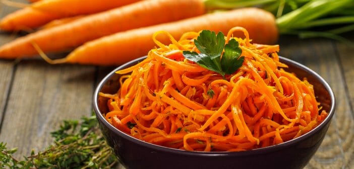 La salade de carottes dans un régime pour maigrir