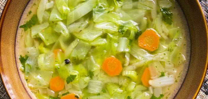 La soupe au chou pendant un régime, bonne idée