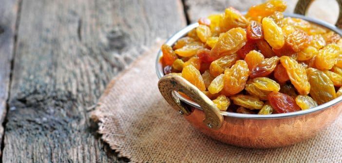 Le raisin sec est-il recommandé pendant un régime