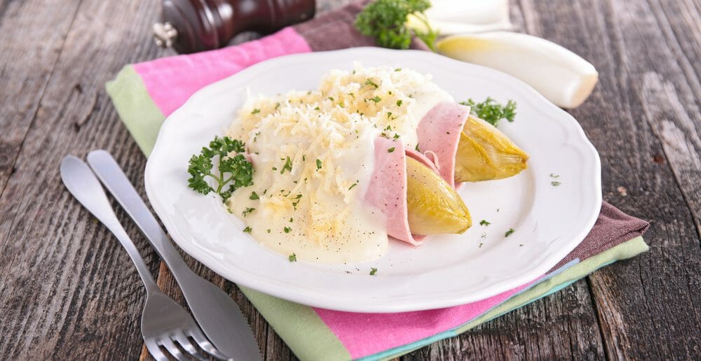 Les endives au jambon, un plat interdit pendant un régime
