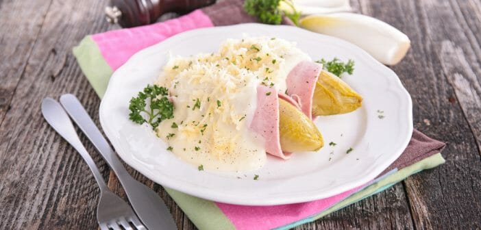 Les endives au jambon, un plat interdit pendant un régime
