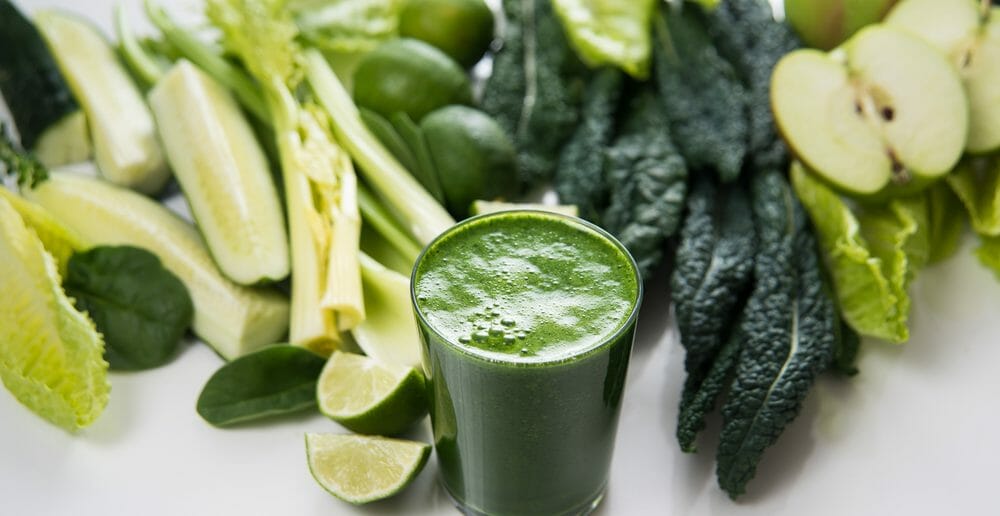 Maigrir avec des jus de légumes verts