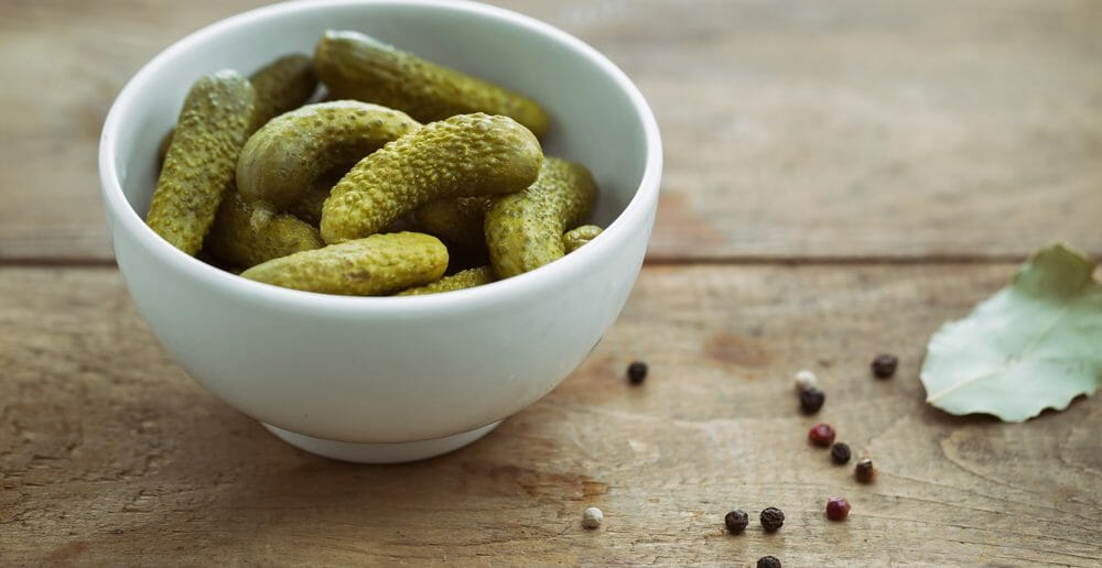 Manger des cornichons pendant un régime