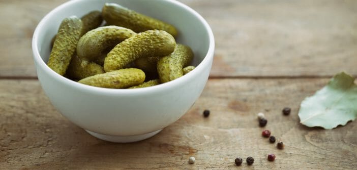 Manger des cornichons pendant un régime