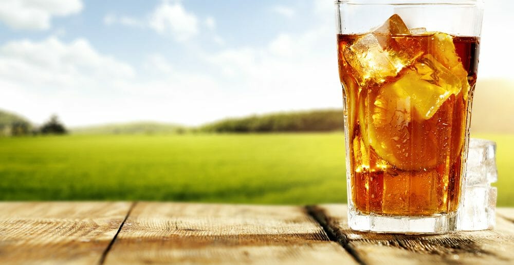 Boire de l'ice tea pêche fait-il grossir