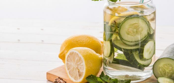 Boisson minceur citron concombre - Le blog Anaca3.com