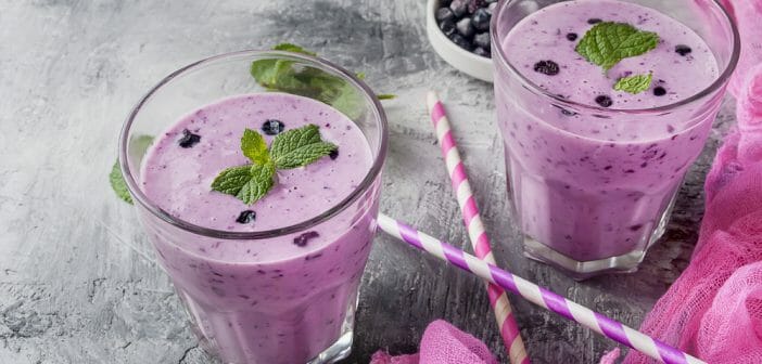Le smoothie à la myrtille pour avoir un ventre plat