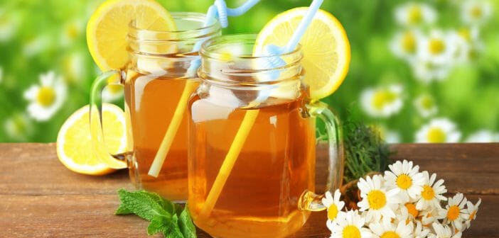 Tisane minceur citron camomille