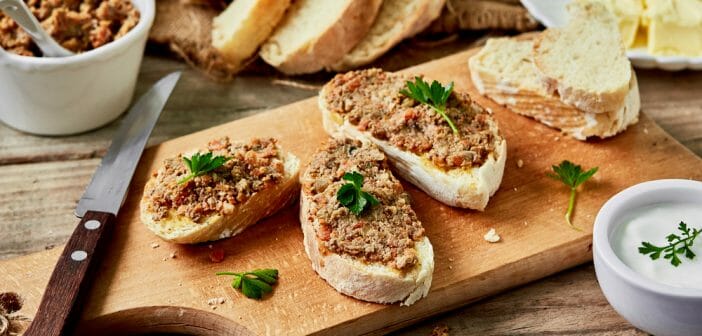 Le pâté forestier : trop riche en calories