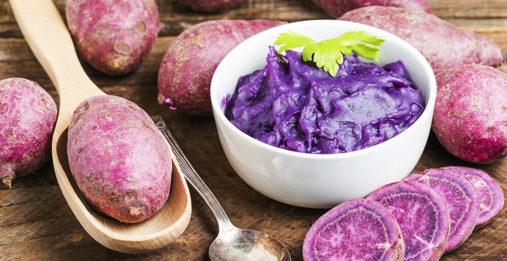 Vertus et calories de la patate douce violette - Le blog Anaca3.com