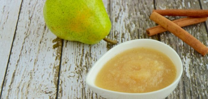 Combien de calories dans la compote de poire ?