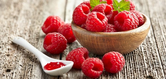 Combien de calories dans la confiture de framboise ?