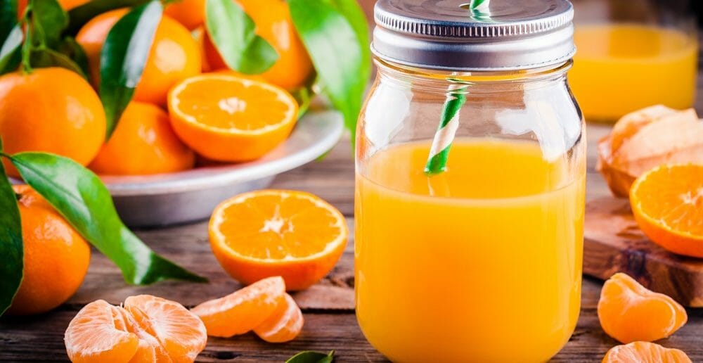 Combien de calories y a t-il dans le jus de clémentine ?