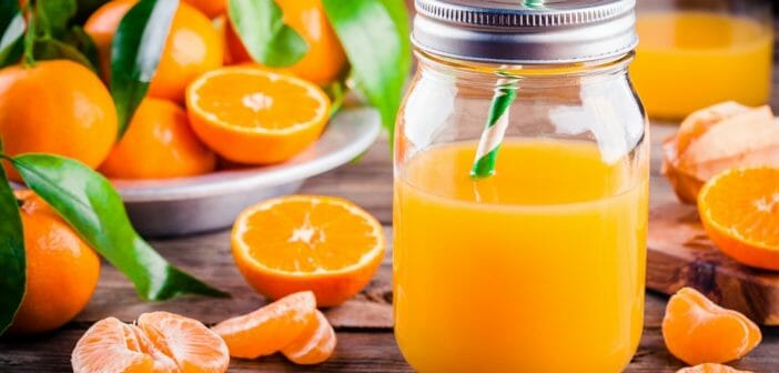Combien de calories y a t-il dans le jus de clémentine ?