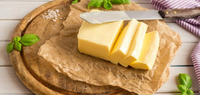 Le beurre salé : calories et teneur en sel