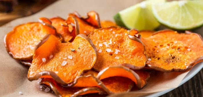 Les chips de patate douce : un plaisir basses calories ?