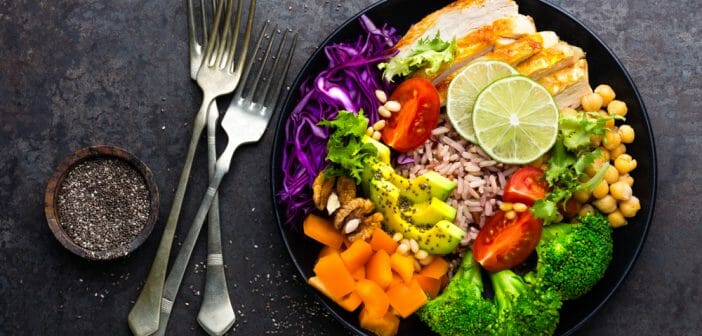 Menu de sèche à 1800 kcal
