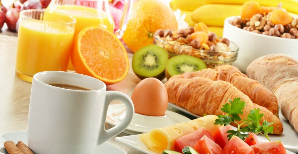 Petit-déjeuner type du régime Weight Watchers