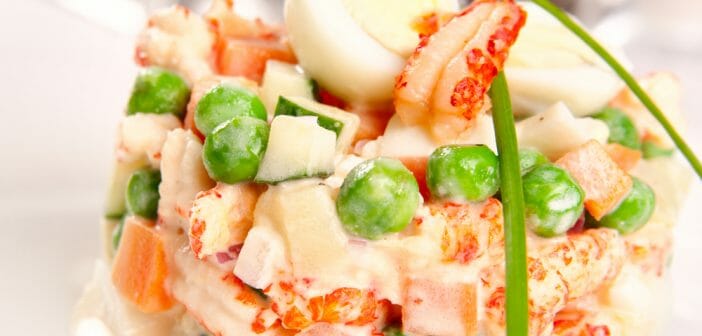 Combien de calories dans la salade russe ?