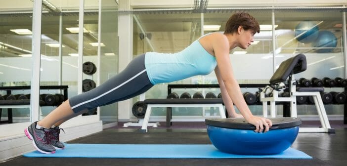 La planche d'équilibre pour travailler son gainage