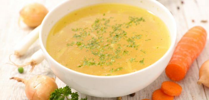 Le bouillon maison pendant un régime minceur : un bon réflexe ?