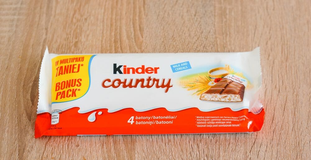 Le Kinder Country, un en-cas healthy
