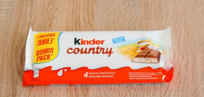 Le Kinder Country, un en-cas healthy