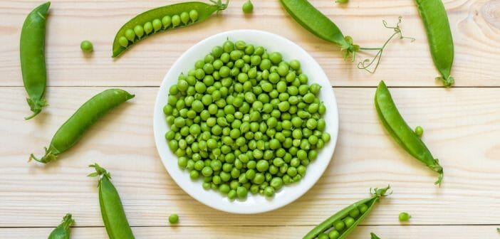 Petits pois crus : valeur nutritionnelle et calories