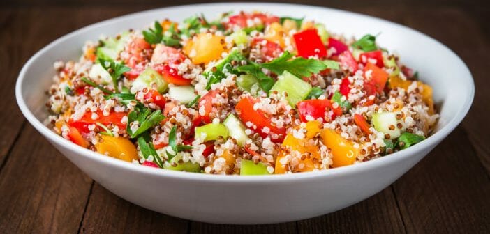 Menu à 2100 calories par jour
