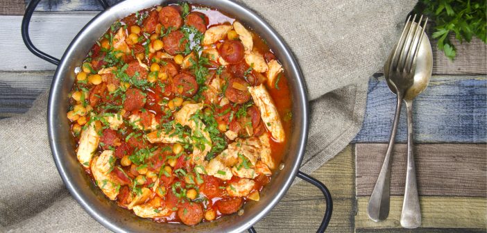 Recette de cuisses de poulet au chorizo light - Le blog Anaca3.com