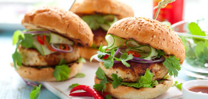 Recette de burger thai