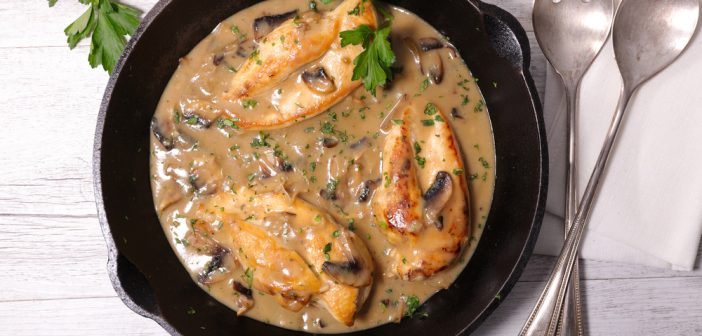 Recette de poulet à la moutarde et au miel